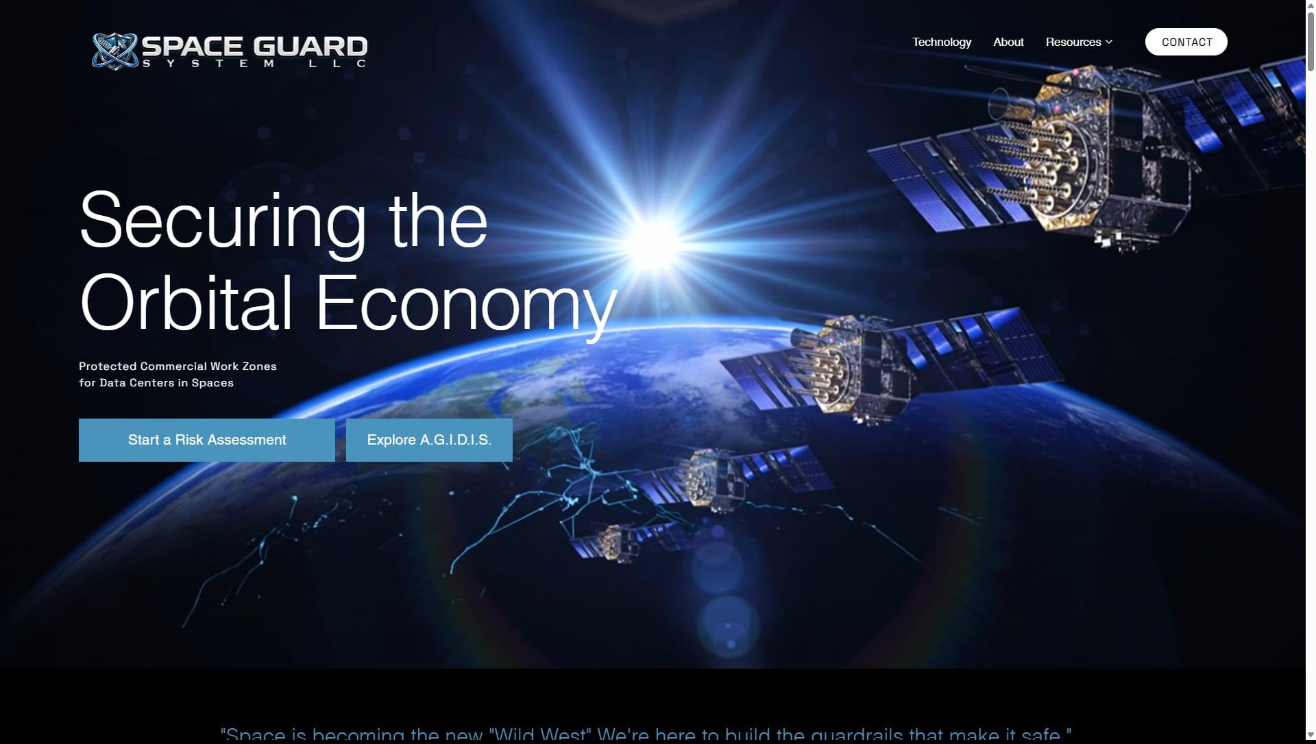 Space Guard System LLC website